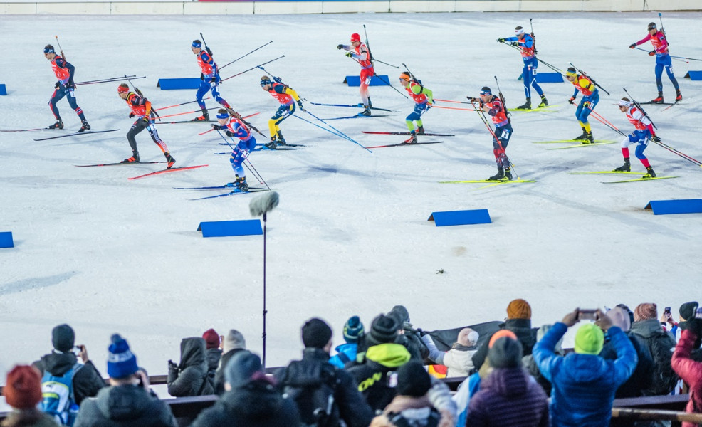 Česká biatlonová reprezentace v oblečení ATEX